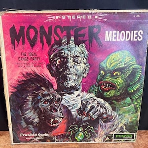 Frankie Stein and his ghouls Monster Melodies 1965 LP Vinyl