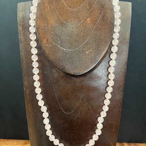 Rose Quartz Beaded Necklace
