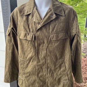 Vintage Regentropfentarn Jacke der Bundeswehr Militär 1960er 70er Jahre K 48