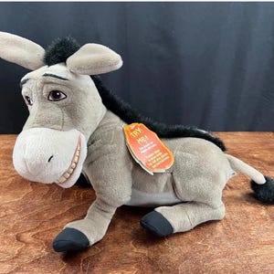 Disney Dreamworks  Interactive Talking Wise Crackin Stuffed Donkey With Tags