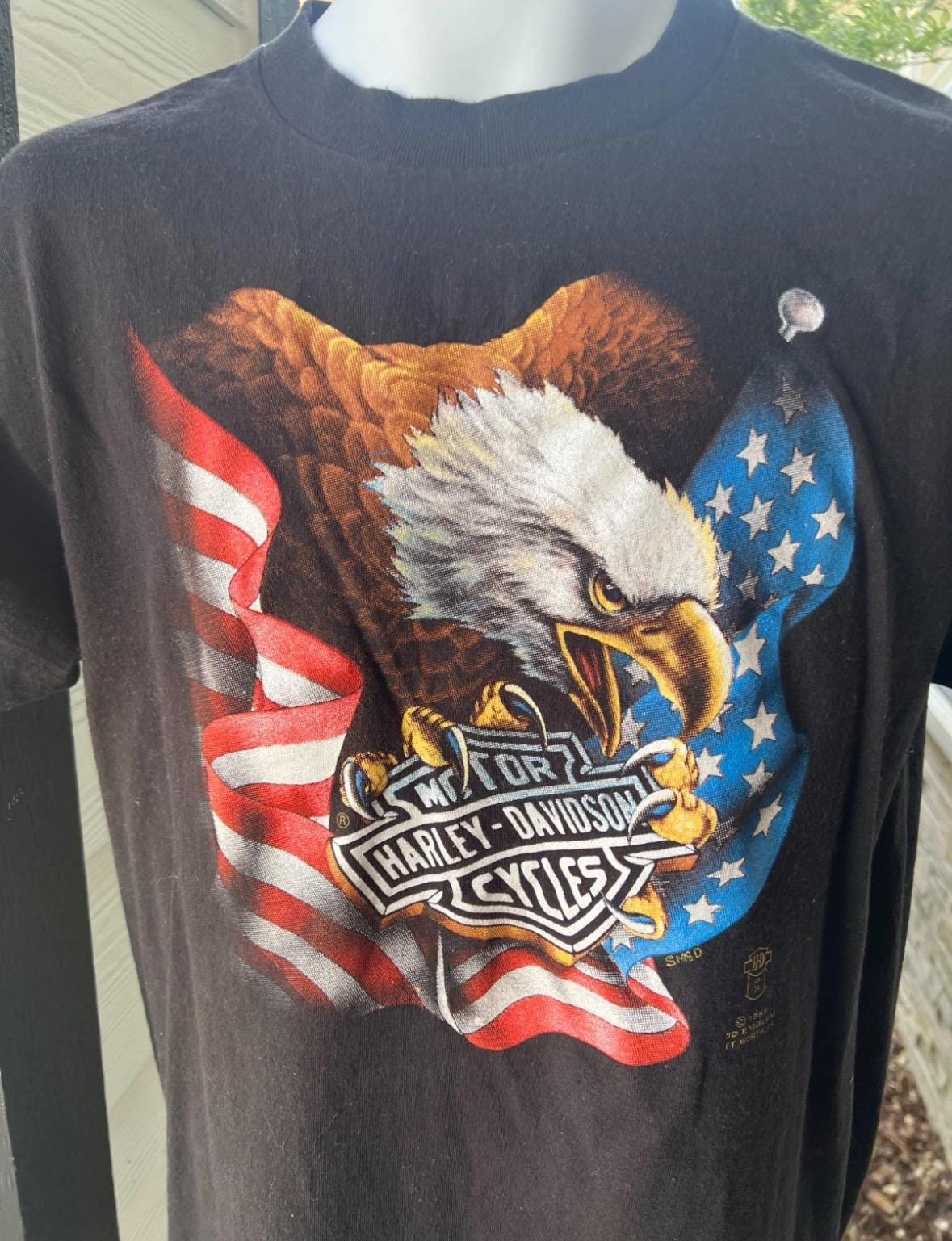 ヴィンテージ 1987 ハーレーダビッドソン 3D エンブレム イーグル