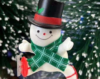 Rare Vintage Hallmark Keepsake Ornament 1979 "Skating Snowman" - No Box