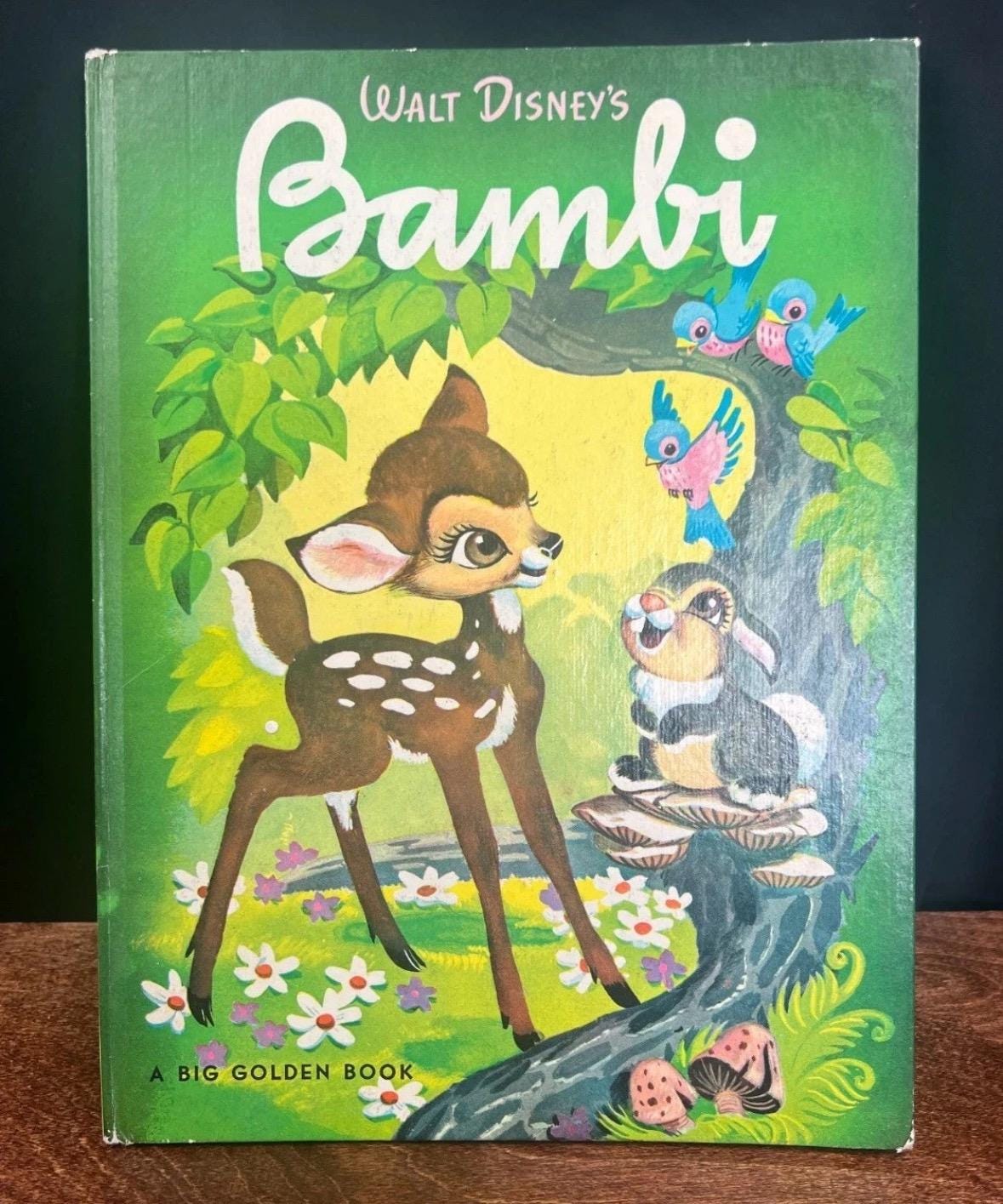 Buy Walt Disney BAMBI Felix Salten A Big Golden Book Thumper HC