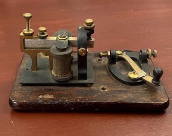 Vintage Signal Electric Mfg. Co. M-110 Telegraph Signal Learner Kit *incomplete*