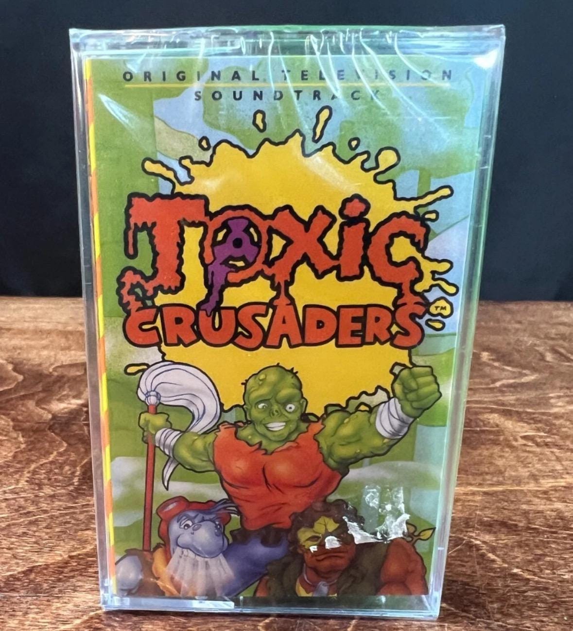 NEW Toxic Crusaders GREEN Cassette TV Soundtrack Terror Vision