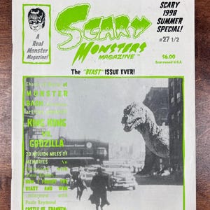 Scary Monster Magazine No. 27 1/2  The Beast Issue Horror Monster Movies