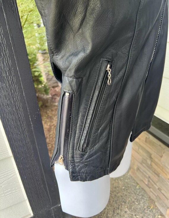 Men's Plus Size Vintage Style Faux Leather Moto Jacket