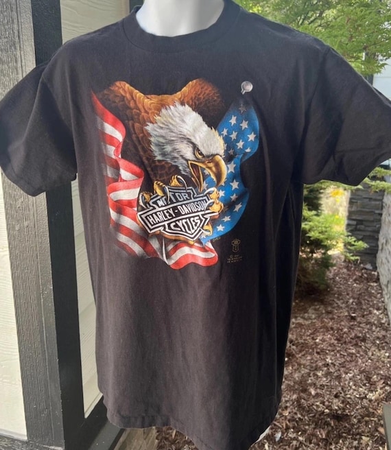 ヴィンテージ 1987 ハーレーダビッドソン 3D エンブレム イーグル