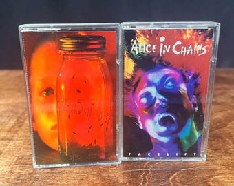 Vintage 90s Alice in Chains: Jar of Flies and Facelift Cassette Lot of 2
