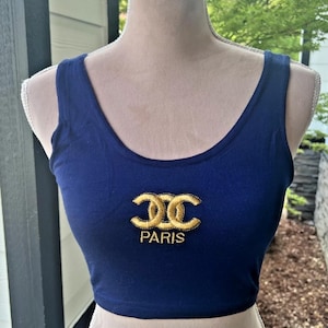 Vintage Chanel Tank Top - Etsy