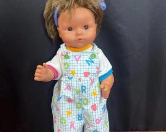 Vintage 1980s Gotz Puppe Anatomically Correct Girl Doll Sleepy Eyes