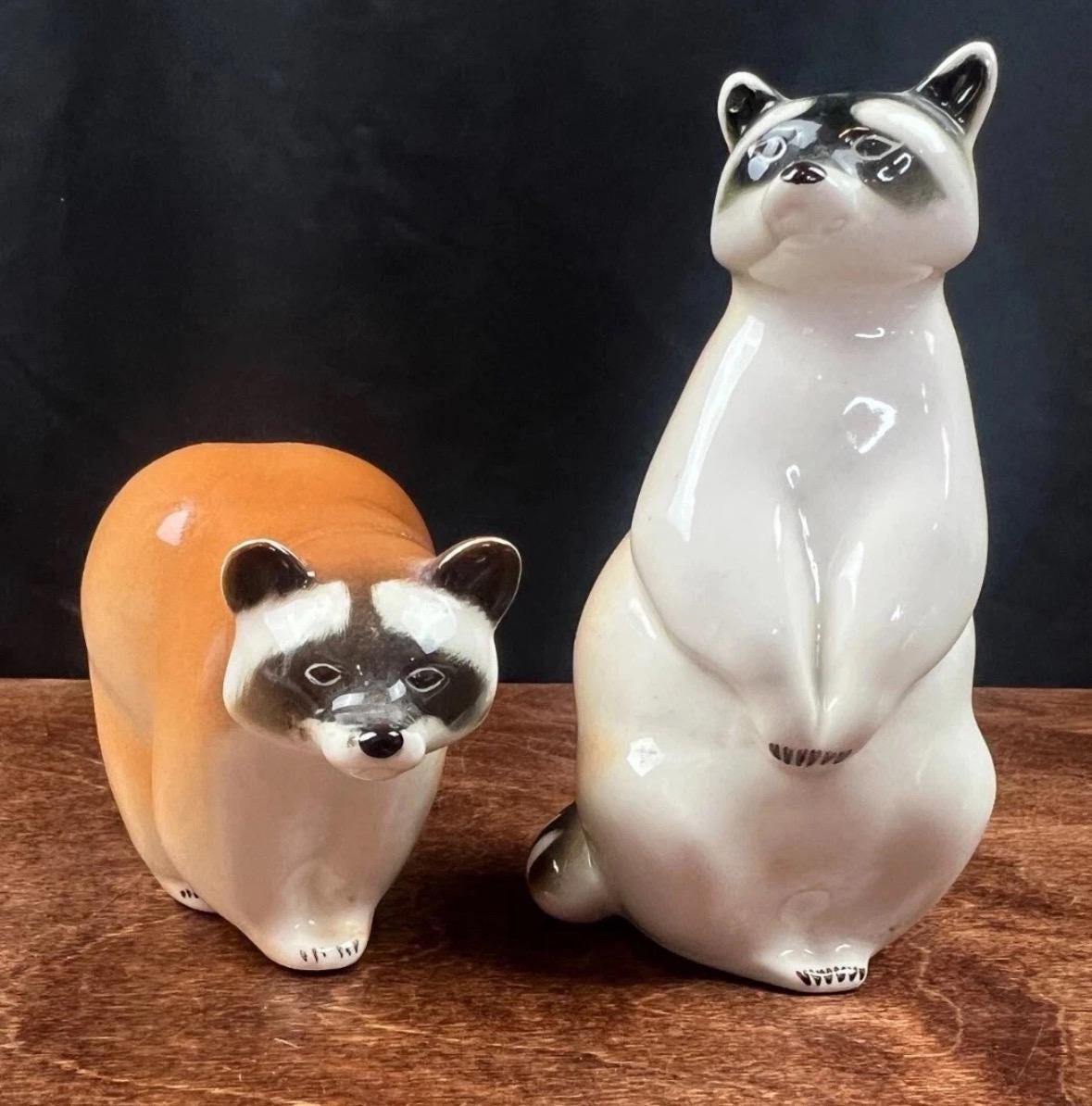 Lomonosov Porcelain Raccoon - Etsy