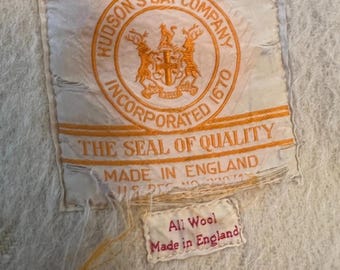 Vtg Hudsons Bay Point Company 4 Point Blanket Multistripe