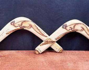 オーストラリアのブーメランキーホルダー、ピューター製のお土産ギフト