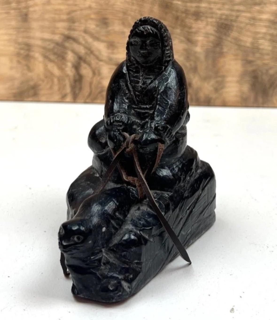 (希少) エスキモーアート　ソープストーン　白熊 希少) エスキモーアート ソープストーン 白熊 - メルカリ (希少