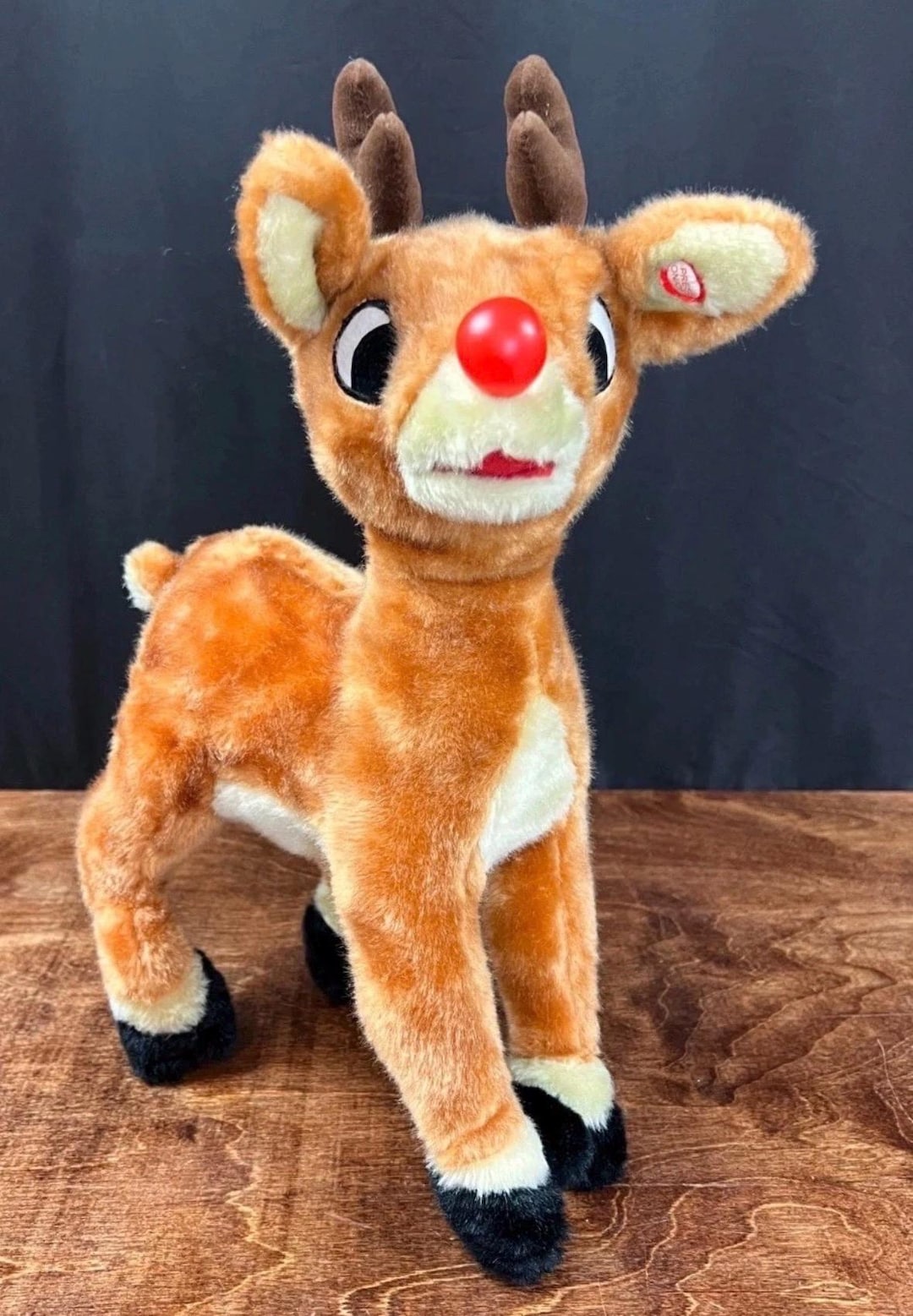 Talking Rudolph Decorations Vintage Gemmy Animated Rudolph the Red Nose Reindeer Talking Singing ...