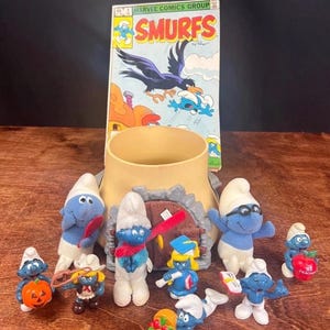 Schleich Smurf House - Etsy