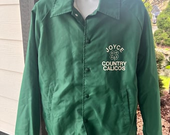 Vintage 1950s 4H Club Jacket // Dairy Farmer Midcentury All Cotton