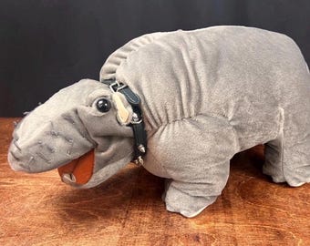 NCIS Bert The Farting Hippo Plush Stuffed Animal Puppet Doll 15" New Batteries
