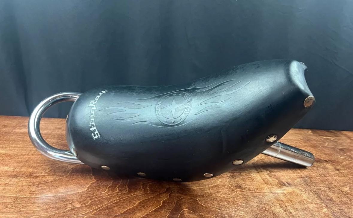 Schwinn Stingray OCC Chopper Bicycle Seat Saddle W Sissy Bar