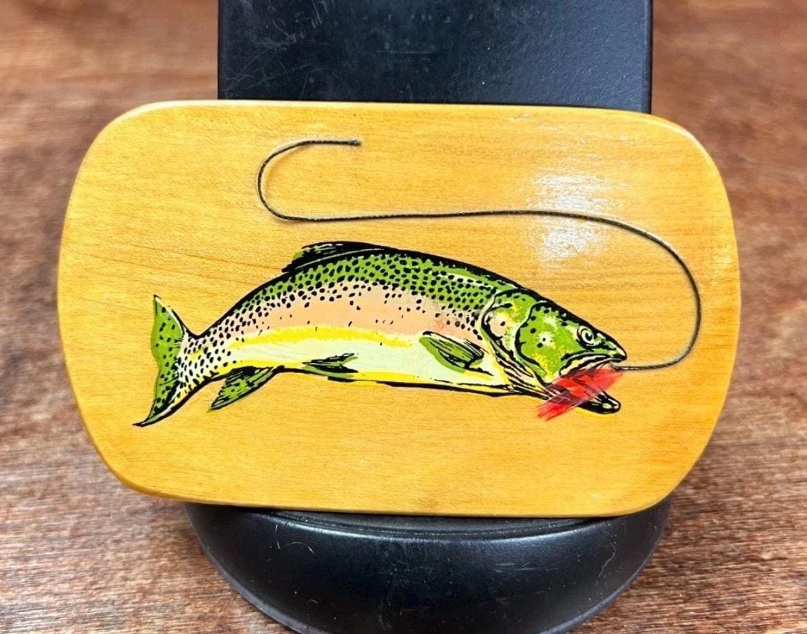 Vintage Trout Belt Buckle - Etsy display picture 1