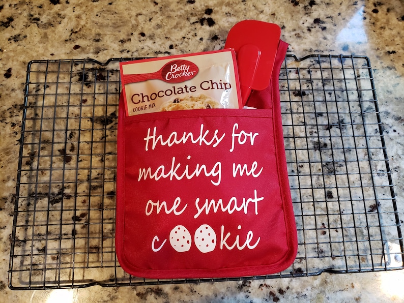 Teacher Gift Set Smart Cookie Pot Holder Teacher Gift Day Care Provider Gift Teacher Appreciation Accessories Included