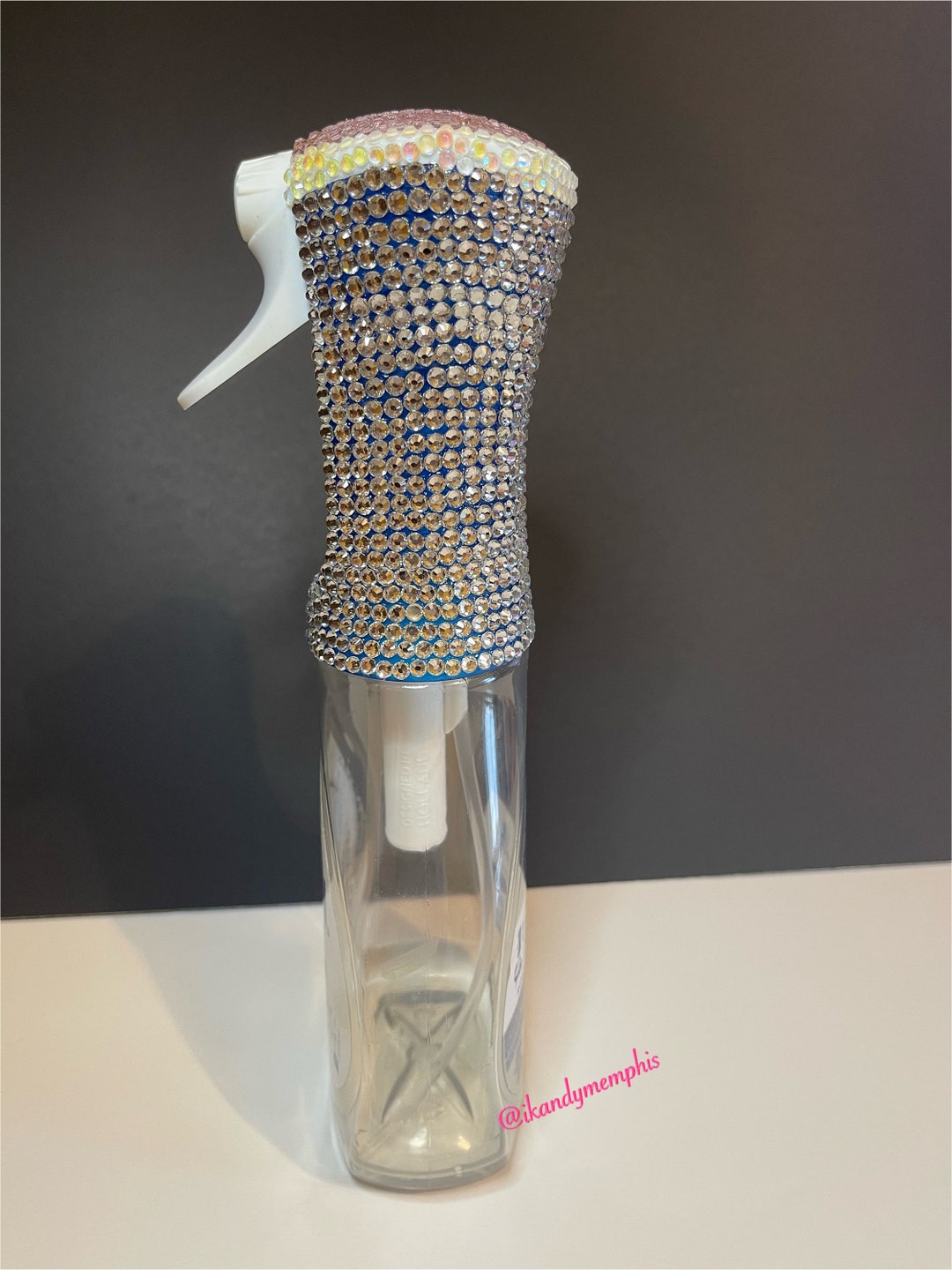 Bling Spray Bottle, Bedazzled Bottle, Bling Kitchen Decor, Rhinestone ...