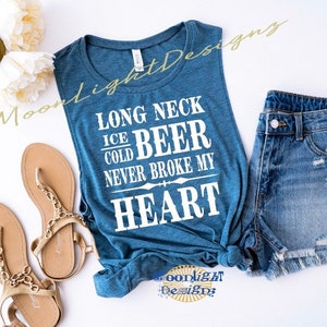 Country Muscle Tanks | Beer Never Broke My Heart | Swimsuit Covers