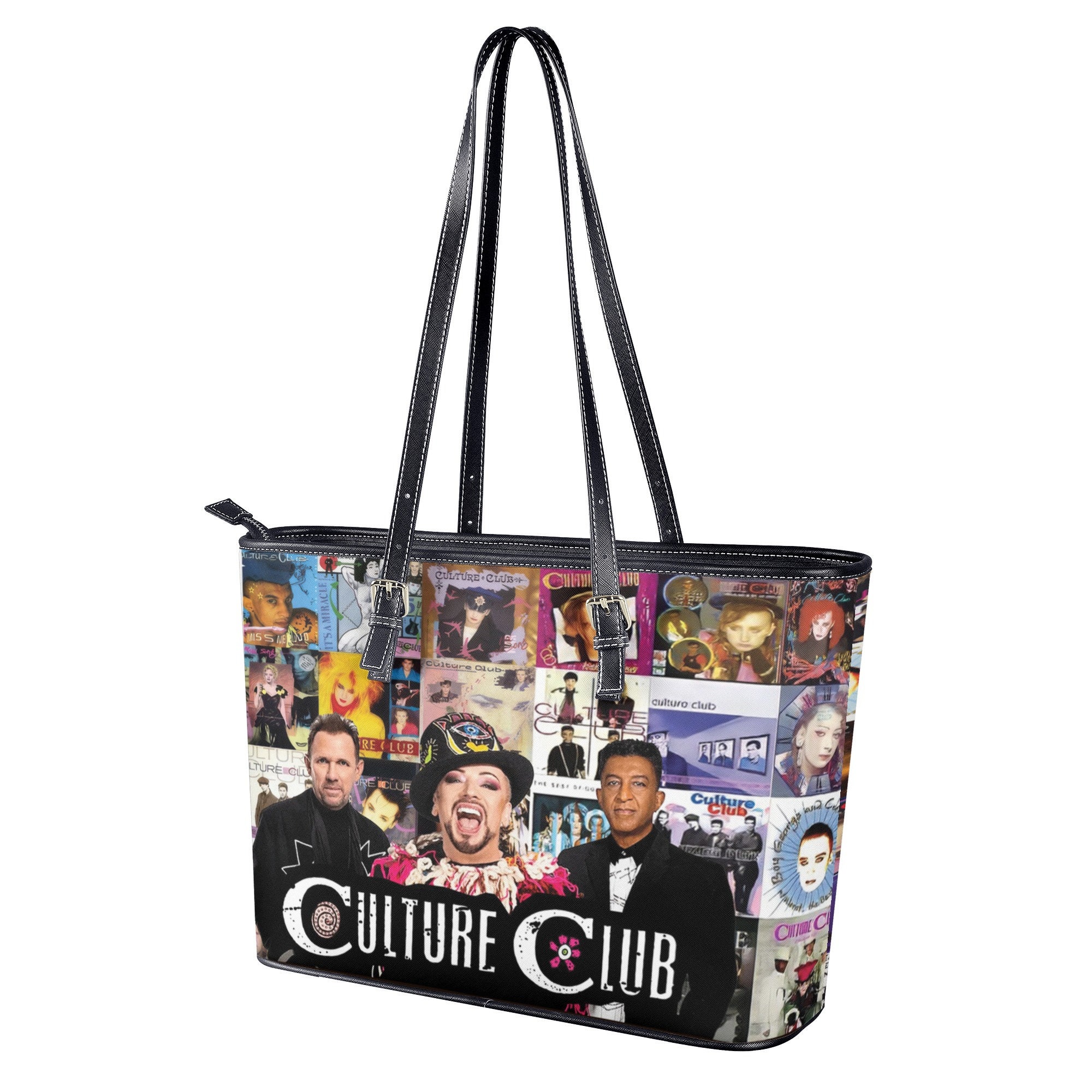 Boy George Culture Club Women Leather Handbag, Travel handbag