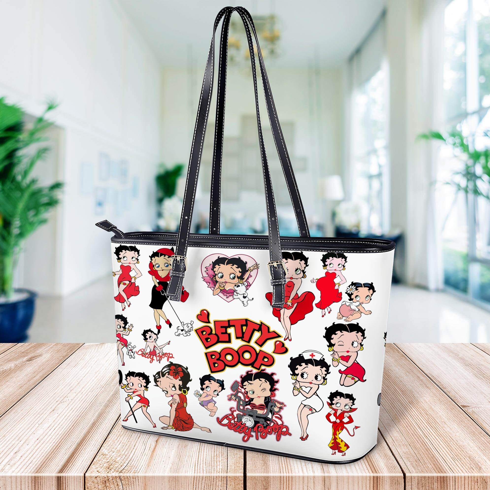 Betty Boop Leather Bag, Gift for women, Gift for mom