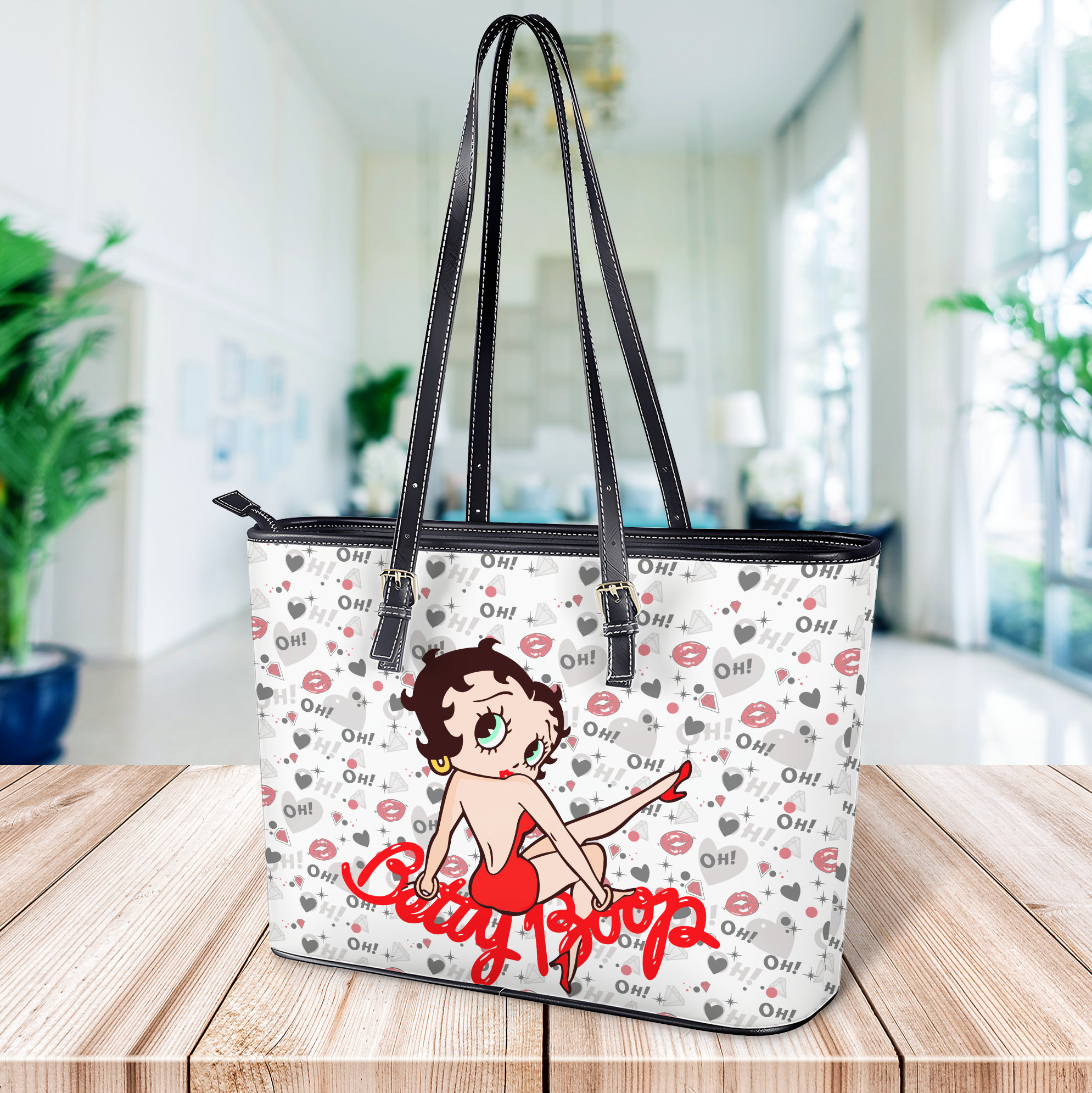 Betty Boop Leather Bag, Gift for women, Gift for mom