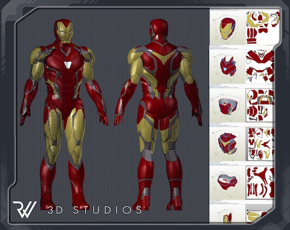 etsy iron man suit