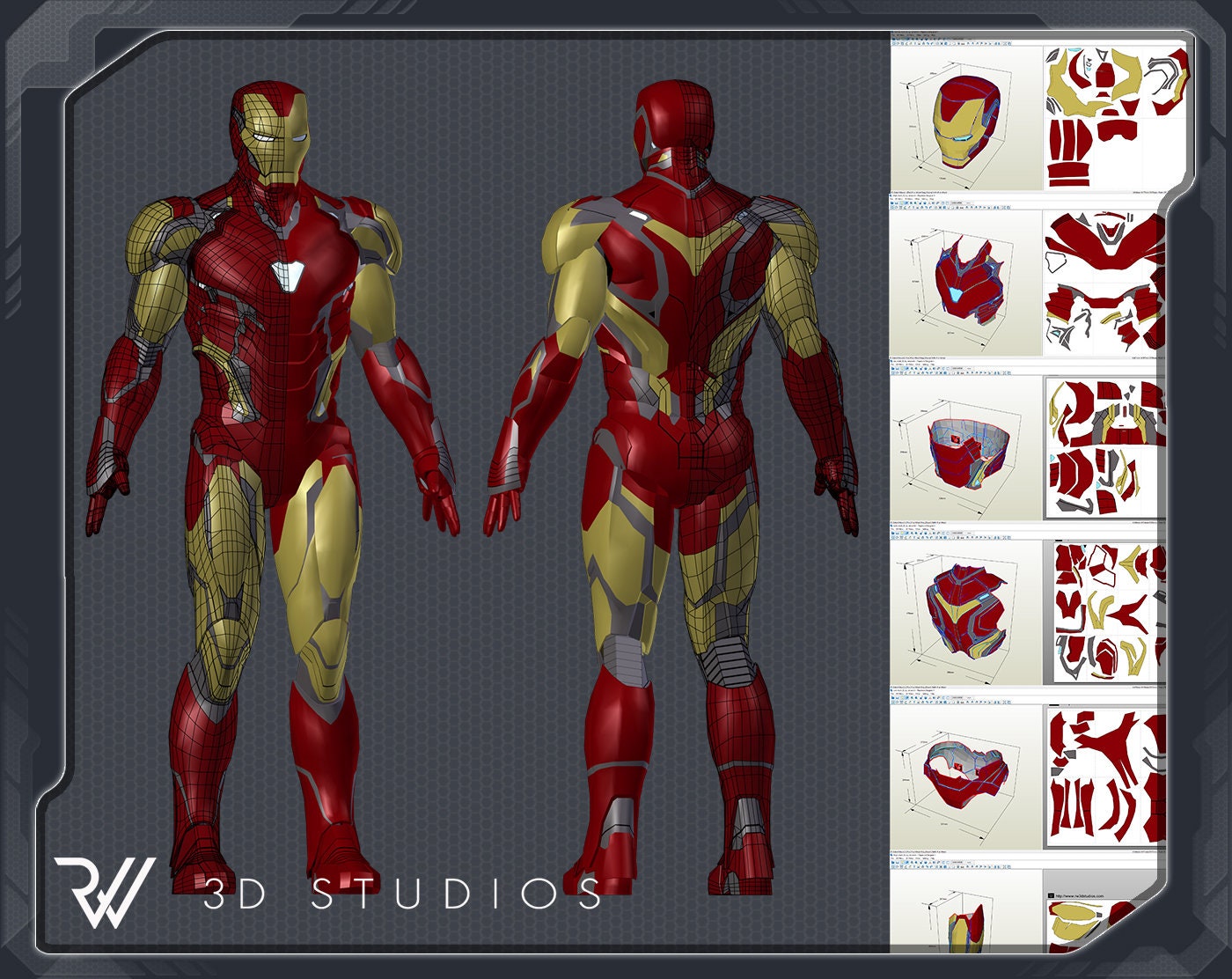 iron man pepakura files full