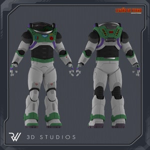 Buzz Lightyear pepakura file DIY pattern