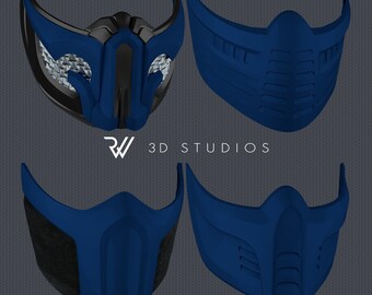 MK11 Sub-Zero Mask - Pack 01 - STL Files