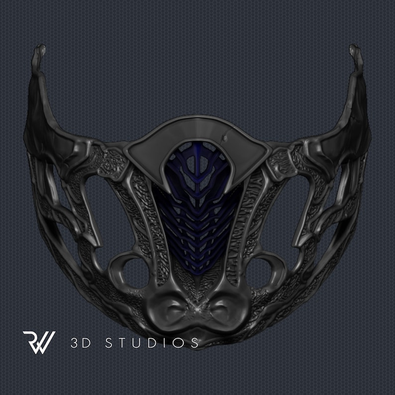 Sub-Zero New Mask Mortal Kombat Movie 2021 STL File image 1