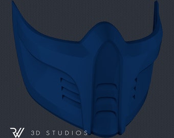 MK11 Sub-Zero Mask V4 - STL File