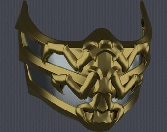 MK11 Scorpion Mask V4 - STL File
