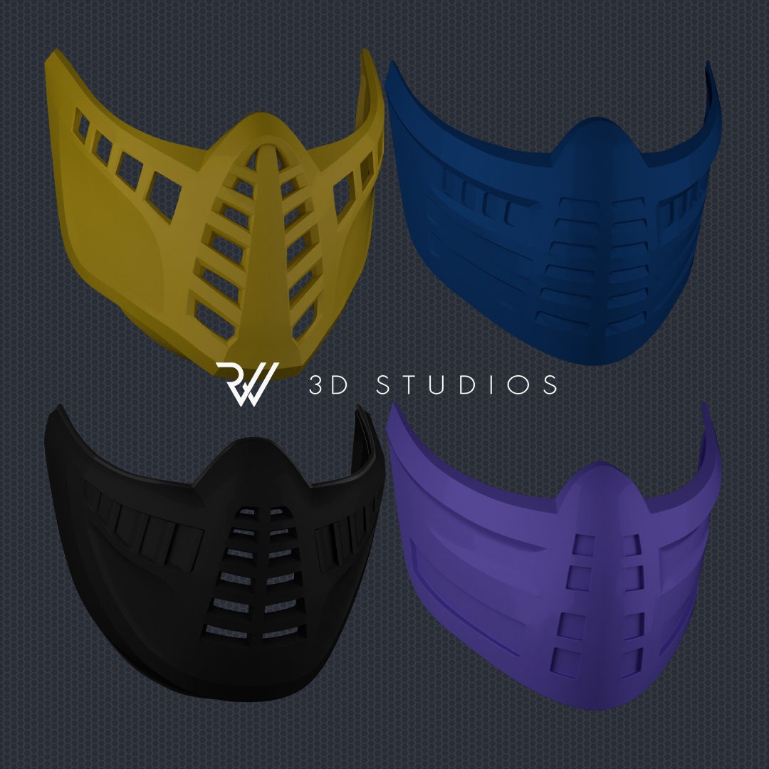 MK11 Ninja Klassic Mask Pack - STL File - Etsy