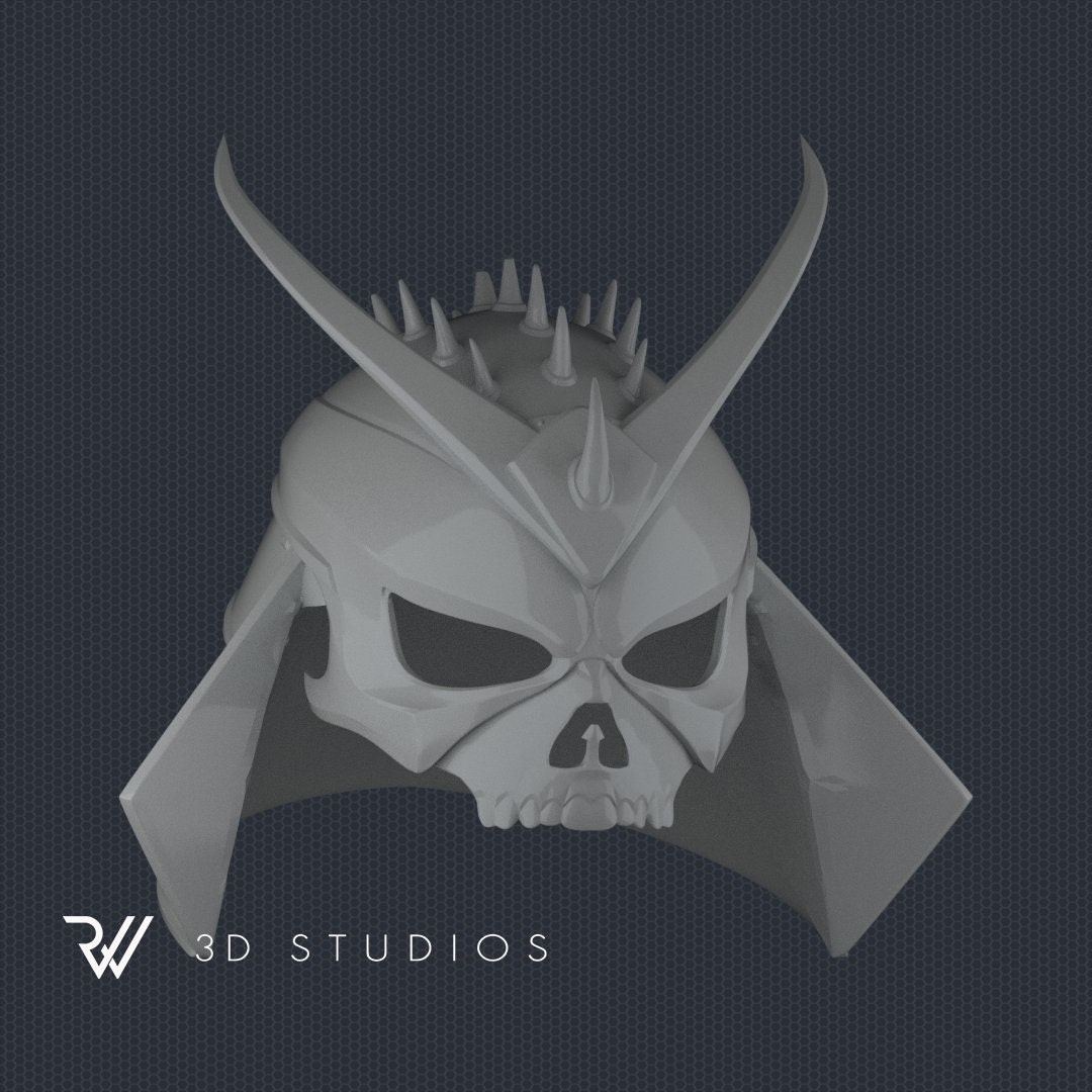 MK11 Shao Kahn Helmet V8 STL File 