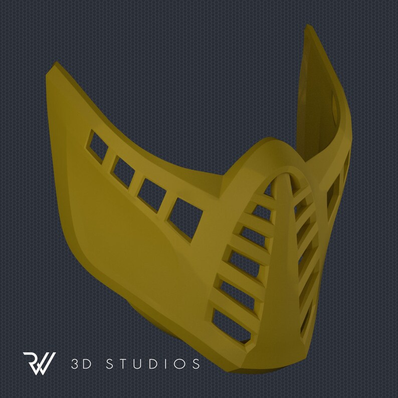 MK11 Scorpion Klassic Mask STL File Etsy