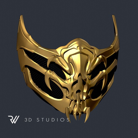 MK11 Aftermath Scorpion Mask STL File Etsy