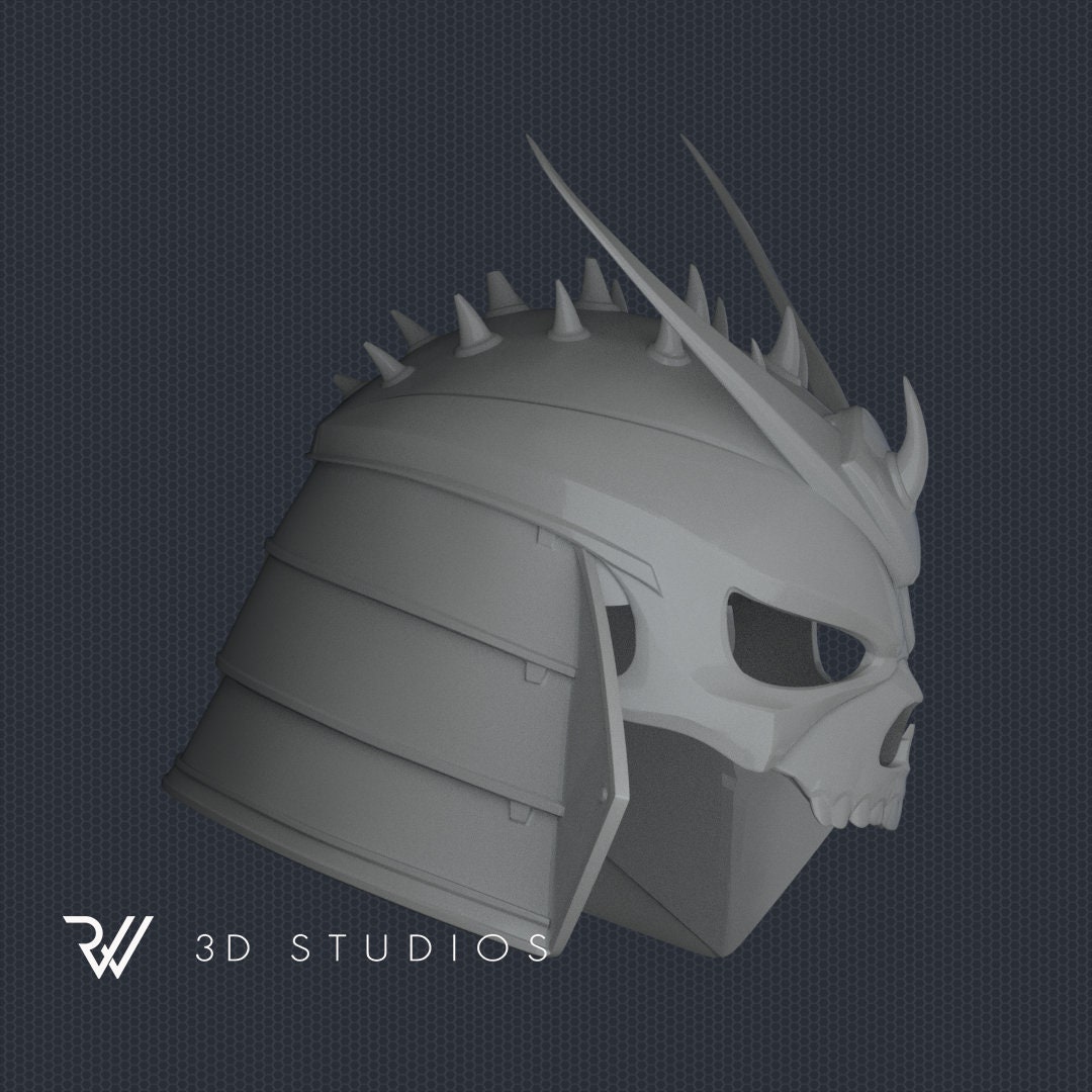 MK11 Shao Kahn Helmet V8 STL File 