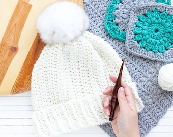 Twisted Whims Hat Crochet Pattern (Printable PDF)