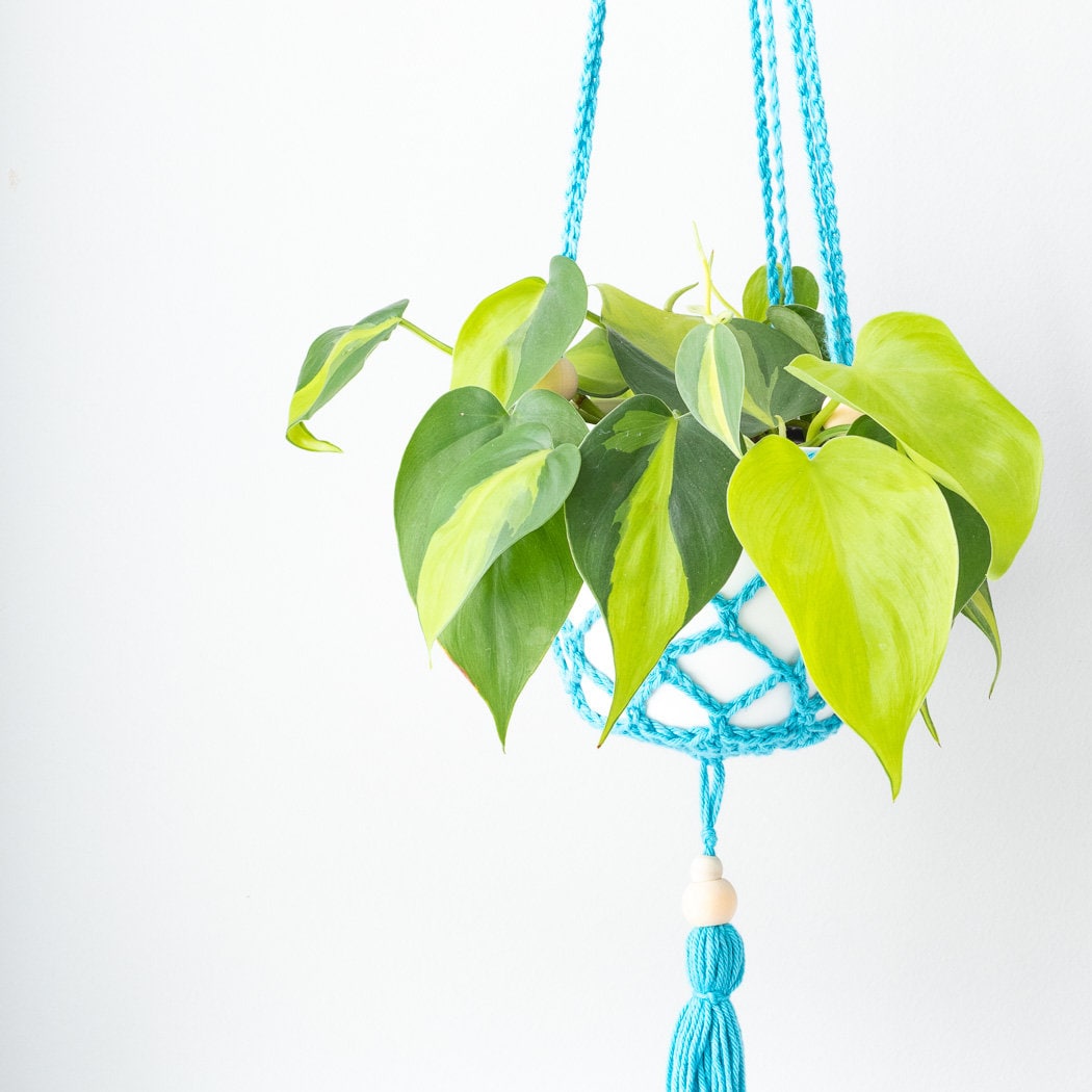 Crochet Pattern Boho Plant Hanger Crochet Hanging Planter