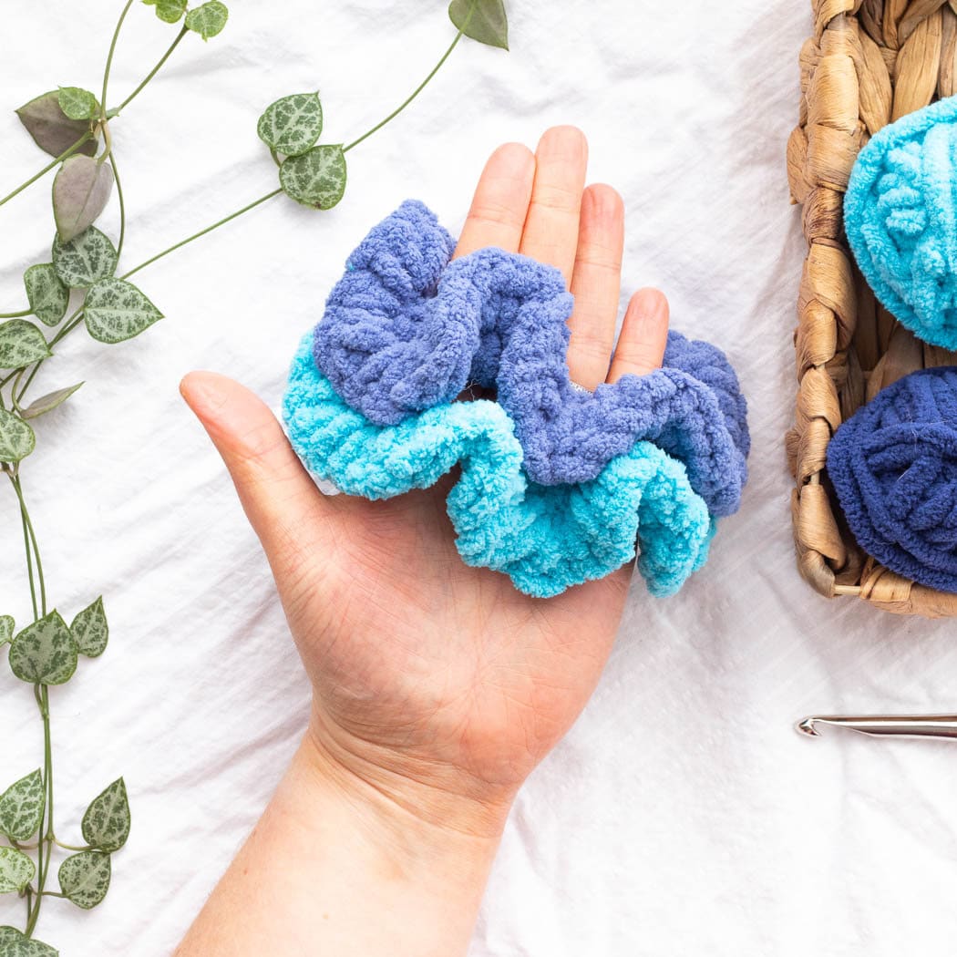 39 Crochet Scrunchies with Flowers, Ruffles, Bows, and Cherries 13 Crochet Pattern Blanket Yarn Hair Scrunchie Crochet