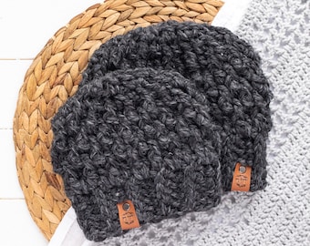 CROCHET PATTERN Alpine Beanie (Printable PDF) | Chunky Crochet Hat Pattern | Winter Toque | Quick Crochet Beanie