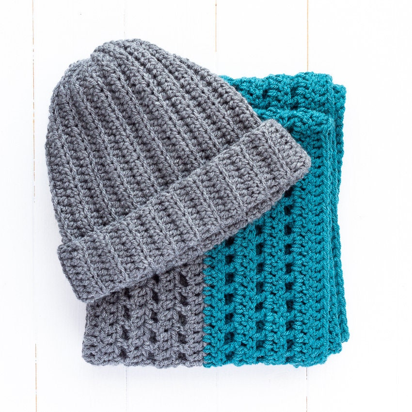Easy Crochet Infinity Scarf Pattern (printable PDF) | Beginner Color ...