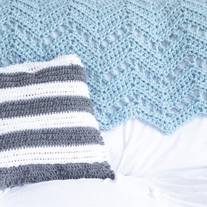 Mystic Ripple Blanket Crochet Pattern Printable PDF image 3