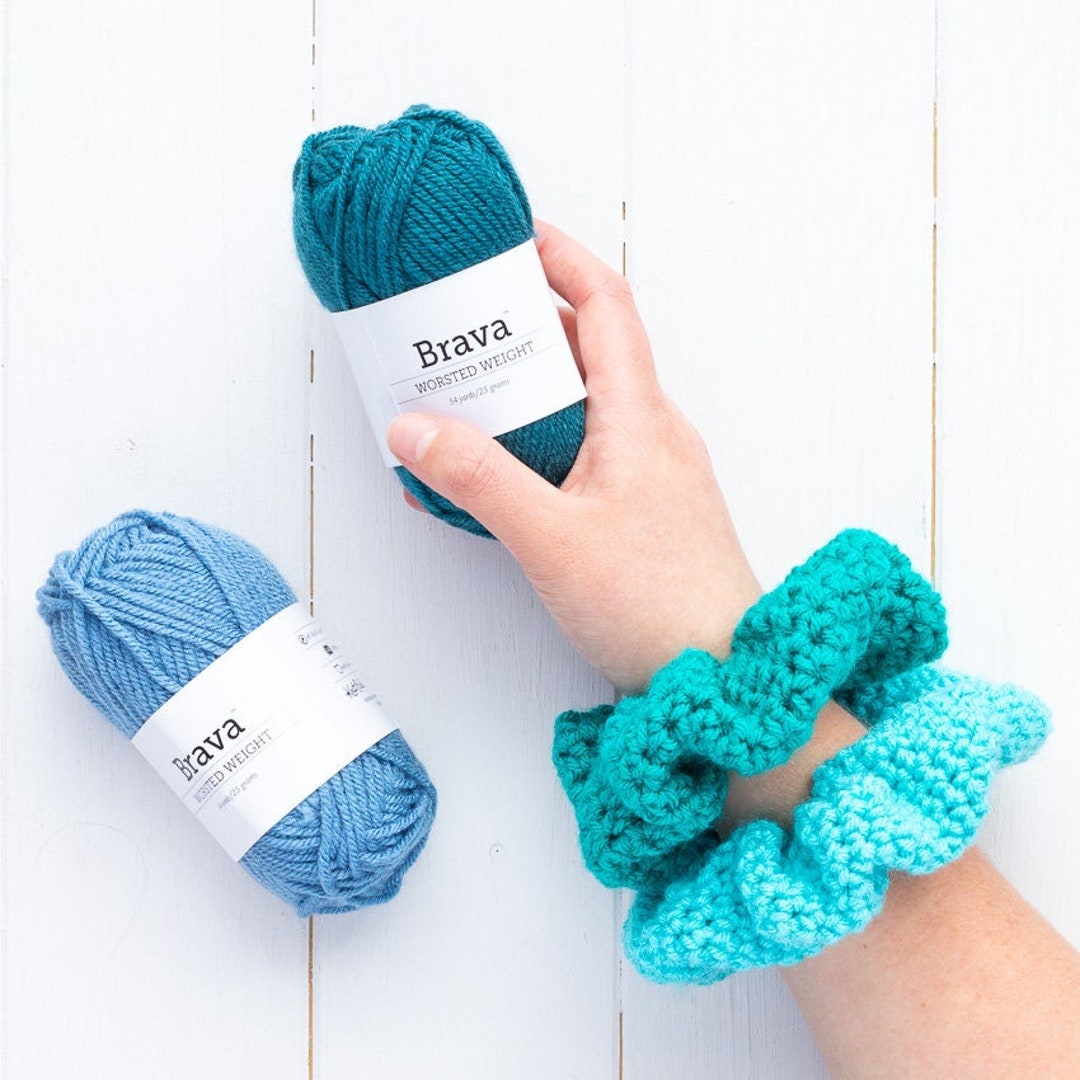 CROCHET PATTERN Easy Hair Scrunchies printable PDF Crochet Etsy